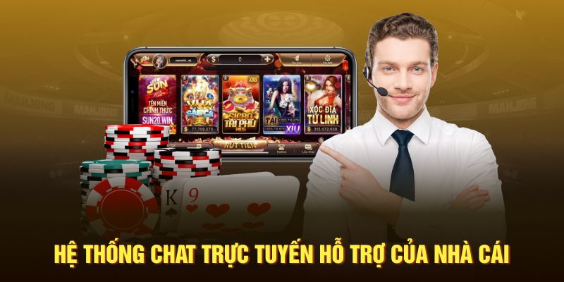 Hệ thống chat trực tuyến hỗ trợ của nhà cái