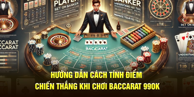 Hướng dẫn cách tính điểm chiến thắng khi tham gia Baccarat 99OK