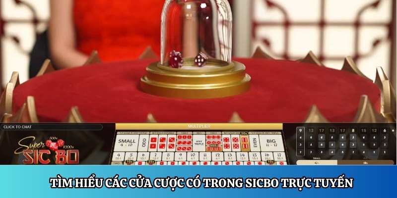 Tìm hiểu các cửa cược có trong Sicbo trực tuyến